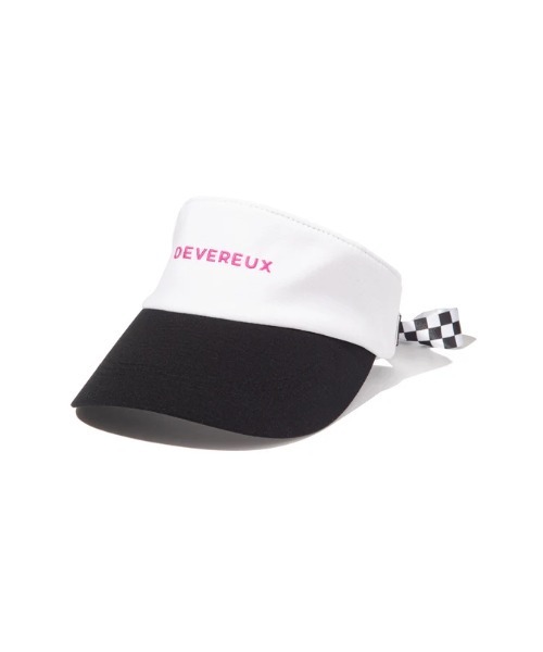 セール】WOMEN Dot Air Basic Checker Ribbon Visor（サン