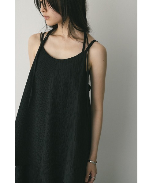 STYLEMIXER（スタイルミキサー）の「ティアードキャミワンピース（ワンピース・レディース・アイボリー/ブラック/サックスブルー・SMALL/MEDIUM）」の14枚目の写真