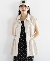 RAGEBLUE | ウエストフリルミリタリーベスト(ベスト)