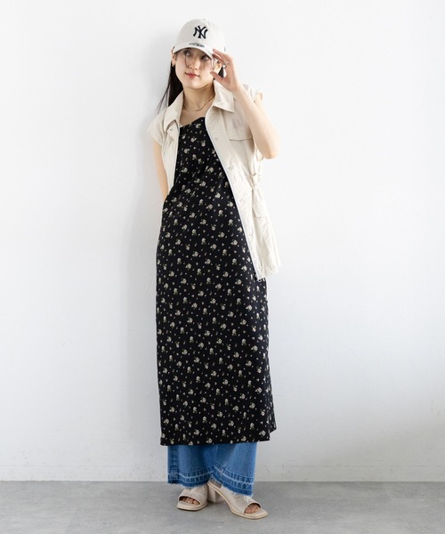 RAGEBLUE（レイジブルー）の「ウエストフリルミリタリーベスト（ベスト・レディース・ホワイト/カーキ・FREE）」の3枚目の写真