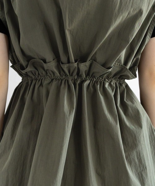 RAGEBLUE（レイジブルー）の「ウエストフリルミリタリーベスト（ベスト・レディース・ホワイト/カーキ・FREE）」の19枚目の写真