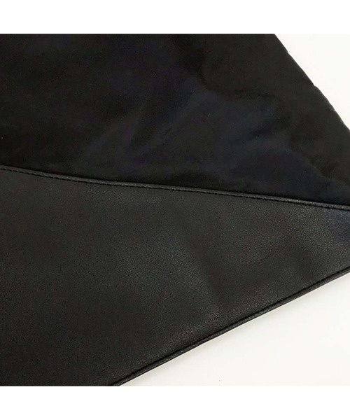 Edit Sheen（エディットシーン）の「コンビ素材トライアングルトート（トートバッグ・レディース・ベージュ/ブラック/グレー・FREE）」の11枚目の写真