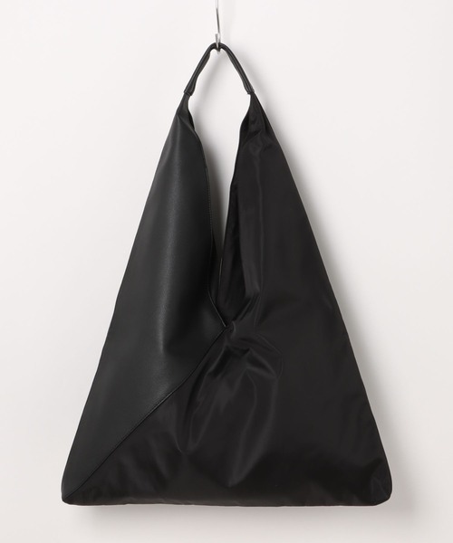 Edit Sheen（エディットシーン）の「コンビ素材トライアングルトート（トートバッグ・レディース・ベージュ/ブラック/グレー・FREE）」の14枚目の写真