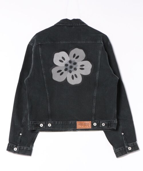KENZO（ケンゾー）の「'Boke Flower' エンブロイド トラッカー ジャケット（デニムジャケット・メンズ・ブラック系その他6・MEDIUM/LARGE）」の10枚目の写真