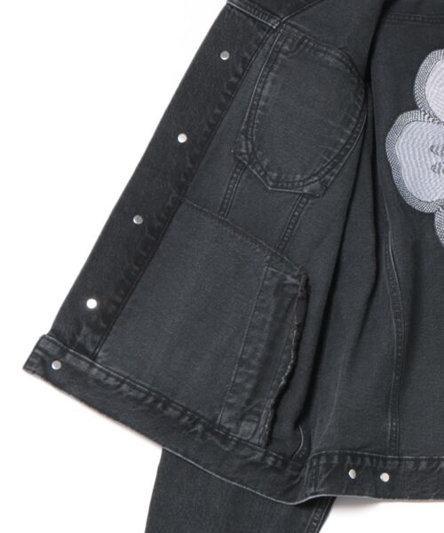 KENZO（ケンゾー）の「'Boke Flower' エンブロイド トラッカー ジャケット（デニムジャケット・メンズ・ブラック系その他6・MEDIUM/LARGE）」の11枚目の写真