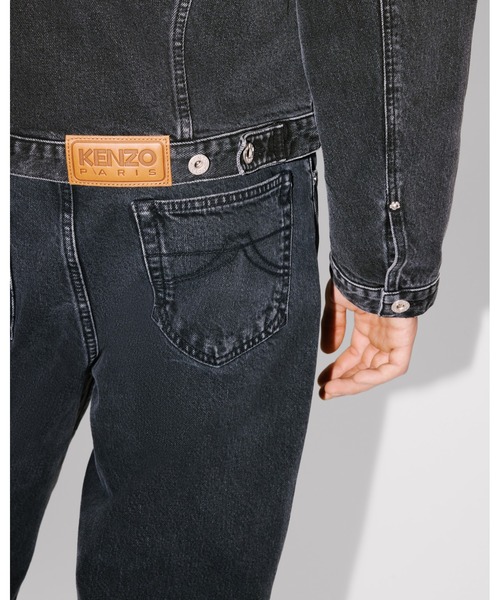 KENZO（ケンゾー）の「'Boke Flower' エンブロイド トラッカー ジャケット（デニムジャケット・メンズ・ブラック系その他6・MEDIUM/LARGE）」の4枚目の写真