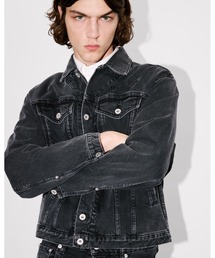 KENZO（ケンゾー）の「'Boke Flower' エンブロイド トラッカー ジャケット（デニムジャケット）」