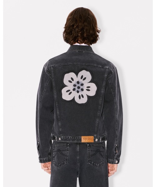 KENZO（ケンゾー）の「'Boke Flower' エンブロイド トラッカー ジャケット（デニムジャケット・メンズ・ブラック系その他6・MEDIUM/LARGE）」の6枚目の写真