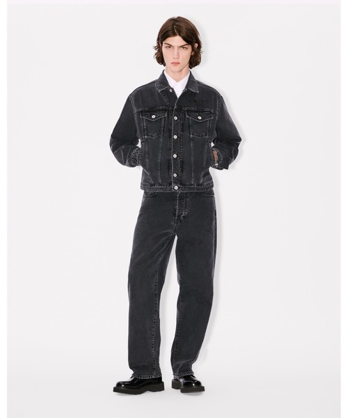 KENZO（ケンゾー）の「'Boke Flower' エンブロイド トラッカー ジャケット（デニムジャケット・メンズ・ブラック系その他6・MEDIUM/LARGE）」の7枚目の写真