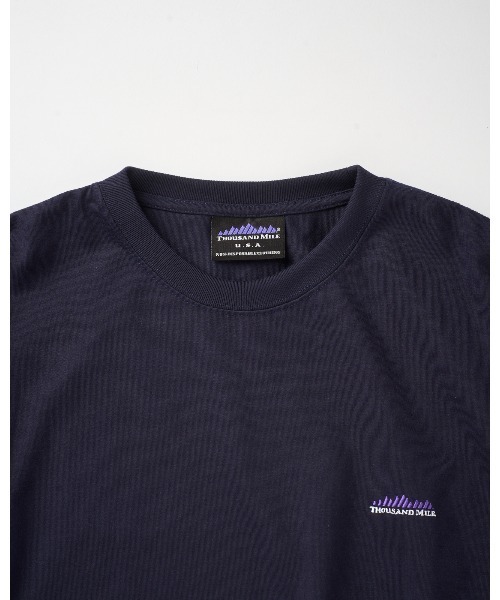 THOUSAND MILE（サウザンドマイル）の「【THOUSAND MILE】LONG SLEEVE T-SHIRT/ロングスリーブTシャツ（Tシャツ/カットソー・メンズ・ネイビー/ホワイト/ボルドー/グリーン/ブラック/グレー/ライトブラウン・XS/S/M/L/XL）」の13枚目の写真