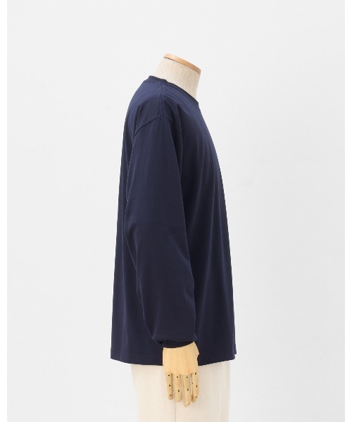 THOUSAND MILE（サウザンドマイル）の「【THOUSAND MILE】LONG SLEEVE T-SHIRT/ロングスリーブTシャツ（Tシャツ/カットソー・メンズ・ネイビー/ホワイト/ボルドー/グリーン/ブラック/グレー/ライトブラウン・XS/S/M/L/XL）」の18枚目の写真