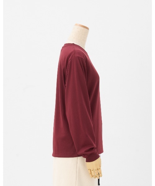 THOUSAND MILE（サウザンドマイル）の「【THOUSAND MILE】LONG SLEEVE T-SHIRT/ロングスリーブTシャツ（Tシャツ/カットソー・メンズ・ネイビー/ホワイト/ボルドー/グリーン/ブラック/グレー/ライトブラウン・XS/S/M/L/XL）」の22枚目の写真