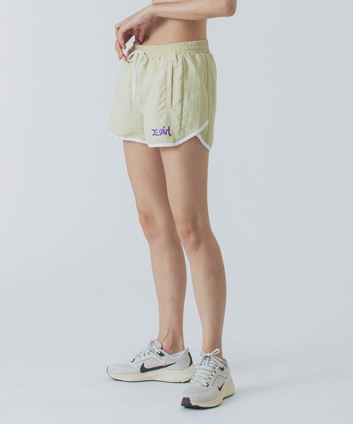 X-girl SPORTS(エックスガールスポーツ)の「WIND UP SHORTS(その他パンツ・レディース・グレー/ライトイエロー/ブラック/ホワイト・SMALL/MEDIUM/LARGE)」の6枚目の写真
