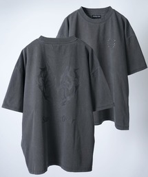 Starting Over（スターティングオーバー）の「【Starting Over/スターティングオーバー】rusty logo hard wash T-shirt/ラスティ―ロゴ ハードウオッシュ 半袖Tシャツ　ワンポイント ブランドロゴ バックプリント（Tシャツ/カットソー・レディース）」