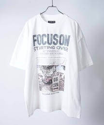 【Starting Over/スターティングオーバー】rusty logo hard wash T-shirt/ラスティーロゴ ハードウオッシュ 半袖Tシャツ　ワンポイント ブランドロゴ バックプリント