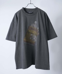 【Starting Over/スターティングオーバー】rusty logo hard wash T-shirt/ラスティーロゴ ハードウオッシュ 半袖Tシャツ ワンポイント ブランドロゴ バックプリント