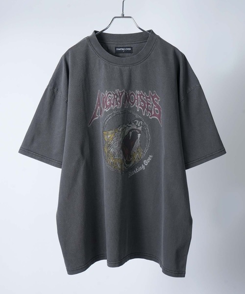 Starting Over（スターティングオーバー）の「【Starting Over/スターティングオーバー】rusty logo hard wash T-shirt/ラスティーロゴ ハードウオッシュ 半袖Tシャツ　ワンポイント ブランドロゴ バックプリント（Tシャツ/カットソー・メンズ・ブラウン/ホワイト/ホワイト系その他/ブラック系その他4/ブラック/ブラウン系その他/ブラック系その他2/サックスブルー/ブルー系その他/ブラック系その他/ブラック系その他3/ホワイト系その他2・M/L）」の9枚目の写真