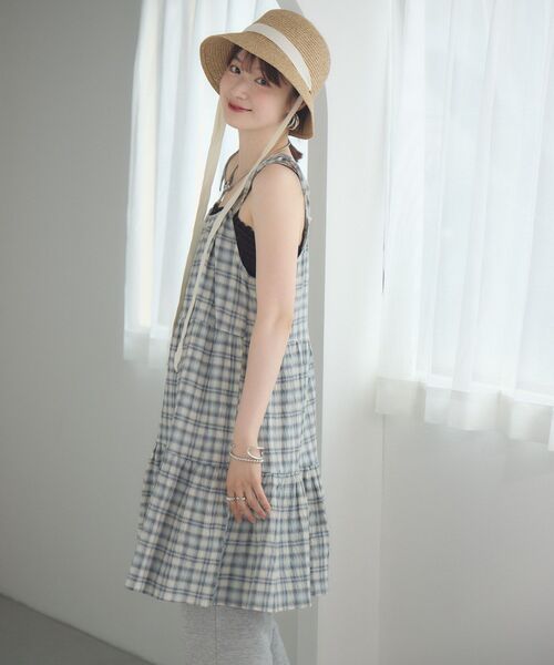 RETRO GIRL(レトロガール)の「アソートレイヤードOP(ワンピース・レディース・ブラウン系その他/ブルー系その他2/オフホワイト/ブラウン系その他2・FREE)」の15枚目の写真