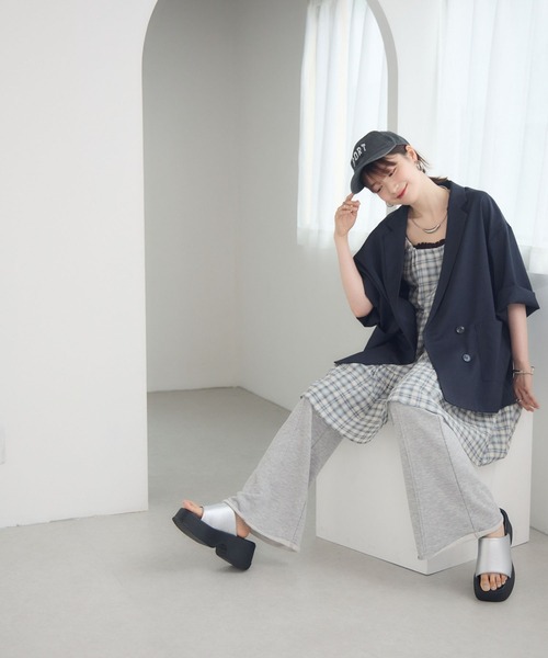 RETRO GIRL(レトロガール)の「アソートレイヤードOP(ワンピース・レディース・ブラウン系その他/ブルー系その他2/オフホワイト/ブラウン系その他2・FREE)」の8枚目の写真