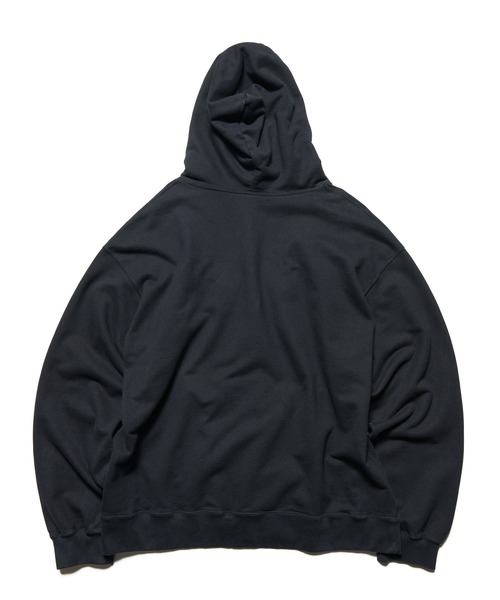 uniform experiment（ユニフォームエクスペリメント）の「CUT-OUT LOGO SWEAT HOODIE（パーカー・メンズ・ブラック/ブラウン/ライトブルー・3/2/1/4）」の6枚目の写真