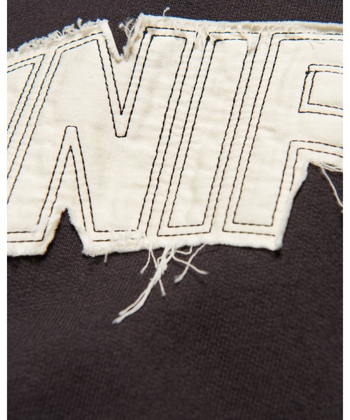 uniform experiment（ユニフォームエクスペリメント）の「CUT-OUT LOGO SWEAT HOODIE（パーカー・メンズ・ブラック/ブラウン/ライトブルー・3/2/1/4）」の9枚目の写真