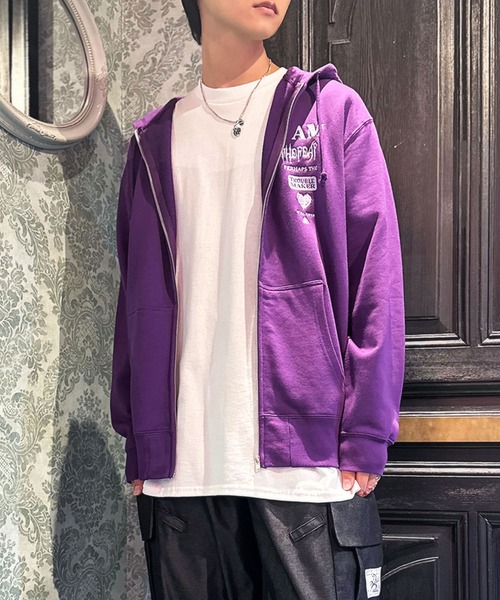 MILKBOY（ミルクボーイ）の「THE FEAR ZIP パーカー（パーカー・レディース・C/A/B・XL/L）」の3枚目の写真