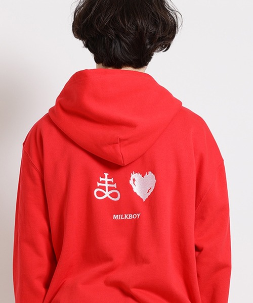 MILKBOY（ミルクボーイ）の「THE FEAR ZIP パーカー（パーカー・レディース・C/A/B・XL/L）」の6枚目の写真