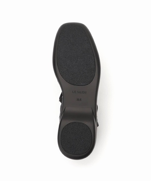 LE TALON（ルタロン）の「《追加2》Lエラスティックスニーカー（スニーカー・レディース・アイボリー/ブラック×ブラック・22cm/22.5cm/23cm/23.5cm/24cm/24.5cm/25cm）」の7枚目の写真