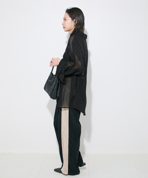JOURNALSTANDARD リネンメッシュシャツ ジャーナルスタンダード JOURNAL STANDARD リネンメッシュシャツ