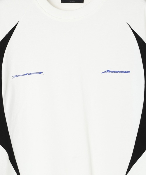 3.3 Field Trip （3.3フィールドトリップ）の「3.3 Field Trip／切り替えスポーツT（Tシャツ/カットソー・メンズ・ホワイト/ブラック・MEDIUM/LARGE）」の22枚目の写真