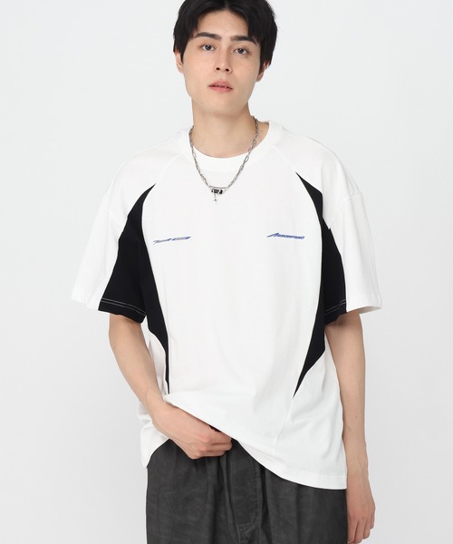 3.3 Field Trip （3.3フィールドトリップ）の「3.3 Field Trip／切り替えスポーツT（Tシャツ/カットソー・メンズ・ホワイト/ブラック・MEDIUM/LARGE）」の11枚目の写真