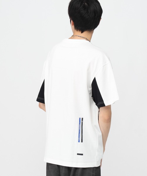 3.3 Field Trip （3.3フィールドトリップ）の「3.3 Field Trip／切り替えスポーツT（Tシャツ/カットソー・メンズ・ホワイト/ブラック・MEDIUM/LARGE）」の13枚目の写真