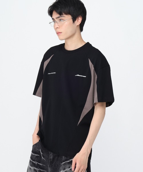 3.3 Field Trip （3.3フィールドトリップ）の「3.3 Field Trip／切り替えスポーツT（Tシャツ/カットソー・メンズ・ホワイト/ブラック・MEDIUM/LARGE）」の6枚目の写真