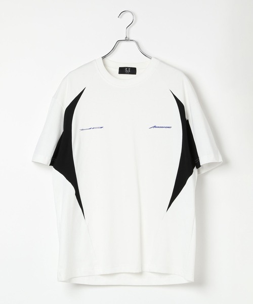 3.3 Field Trip （3.3フィールドトリップ）の「3.3 Field Trip／切り替えスポーツT（Tシャツ/カットソー・メンズ・ホワイト/ブラック・MEDIUM/LARGE）」の15枚目の写真