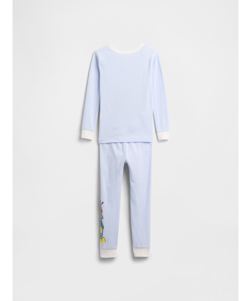 GAP(ギャップ)の「babyGap × セサミストリート オーガニックコットン100% パジャマセット(ルームウェア/パジャマ・キッズ・ブルー・90cm/95cm/100cm/105cm/110cm/80cm)」の2枚目の写真