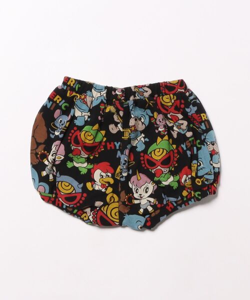 HYSTERIC MINI(ヒステリックミニ)の「HYS-MINI BAND CLUB総柄 ブルマ(その他パンツ・キッズ・ホワイト系その他/ブラック系その他/イエロー系その他・FREE)」の4枚目の写真