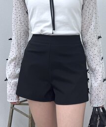 [mline]リボンショートパンツ