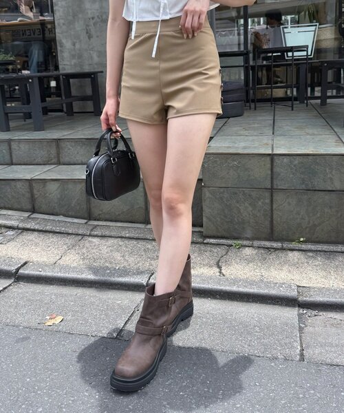 mline（エムライン）の「[mline]リボンショートパンツ（その他パンツ・レディース・ブラック/ベージュ・1/2）」の22枚目の写真