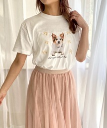リボンアニマル半袖Tシャツ