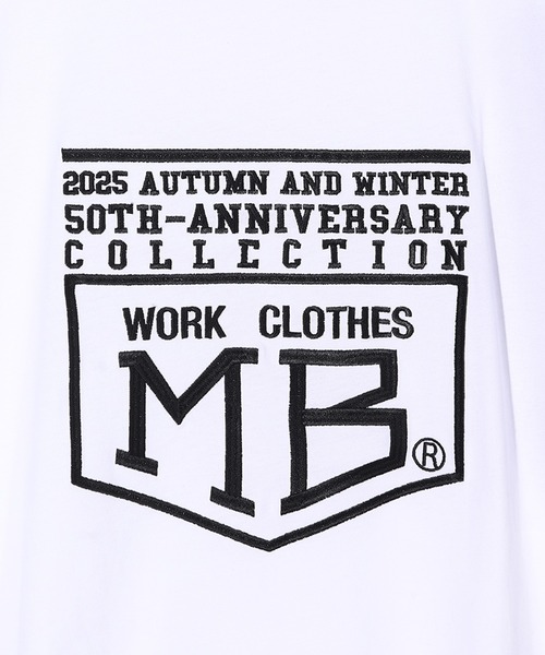 MEN'S BIGI(メンズビギ)の「【50th Anniv . 菊池武夫】LOGO T SHIRTS(Tシャツ/カットソー・メンズ・ホワイト/ブラック・03/01/02)」の4枚目の写真