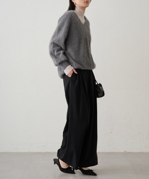 セール】FURカシミヤVニット（ニット/セーター）｜LOUNGEDRESS