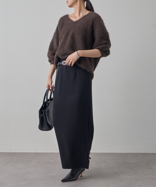FURカシミヤVニット（ニット/セーター）｜LOUNGEDRESS（ラウンジドレス