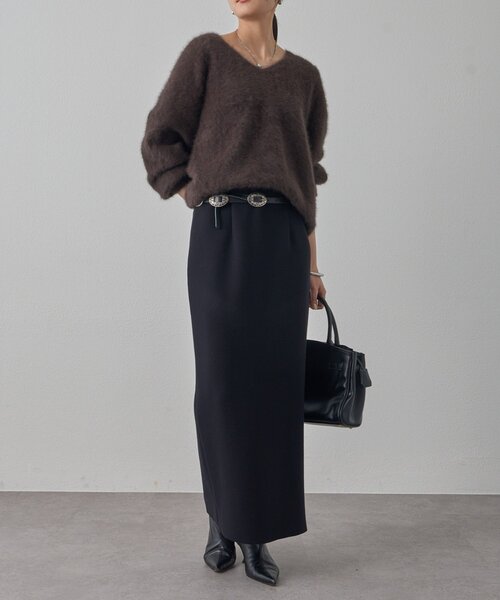 FURカシミヤVニット（ニット/セーター）｜LOUNGEDRESS（ラウンジドレス