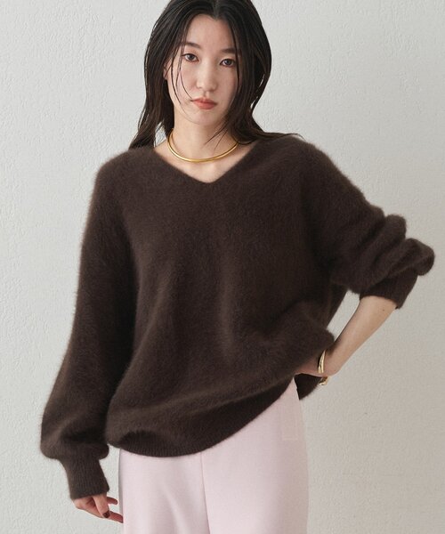 LOUNGEDRESS FURカシミヤVニット FURカシミヤVニット（ニット/セーター）｜LOUNGEDRESS（ラウンジ