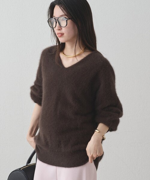 FURカシミヤVニット（ニット/セーター）｜LOUNGEDRESS（ラウンジドレス