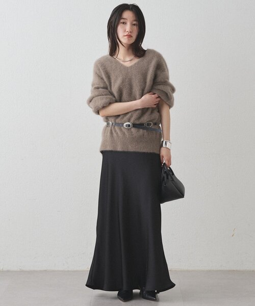 FURカシミヤVニット（ニット/セーター）｜LOUNGEDRESS（ラウンジドレス