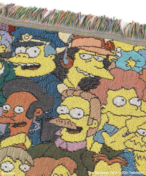THE SIMPSONS/ザ・シンプソンズ カーペット/特大タペストリー② The Simpsons／BAYFLOW】ジャガードケット96×168 / ラグ
