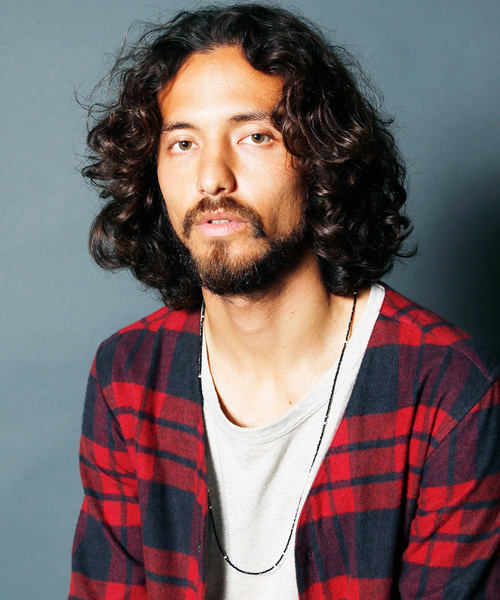 Magine（マージン）の「Magine×idealismsound SILVER & STONE BEADS NECKLACE：シルバー＆ストーン ビーズネックレス（ネックレス・メンズ・レッド/ブラック・FREE）」の4枚目の写真