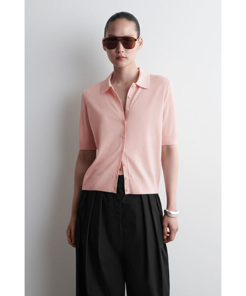 セール】メリノウール混ポロカーディガン（カーディガン/ボレロ）｜COS