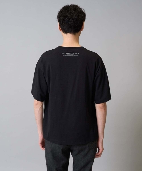 a.v.v(アーヴェヴェ)の「【接触冷感】フォトグラファーコラボワイドシルエットカットソー HIDEYUKI SUTO(Tシャツ/カットソー・メンズ・ライトグレー/ブラック・50/48/46)」の12枚目の写真